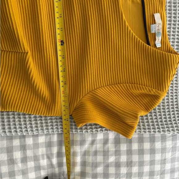 Boden Mustard Yellow Ribbed Dress - Picture 12 of 12